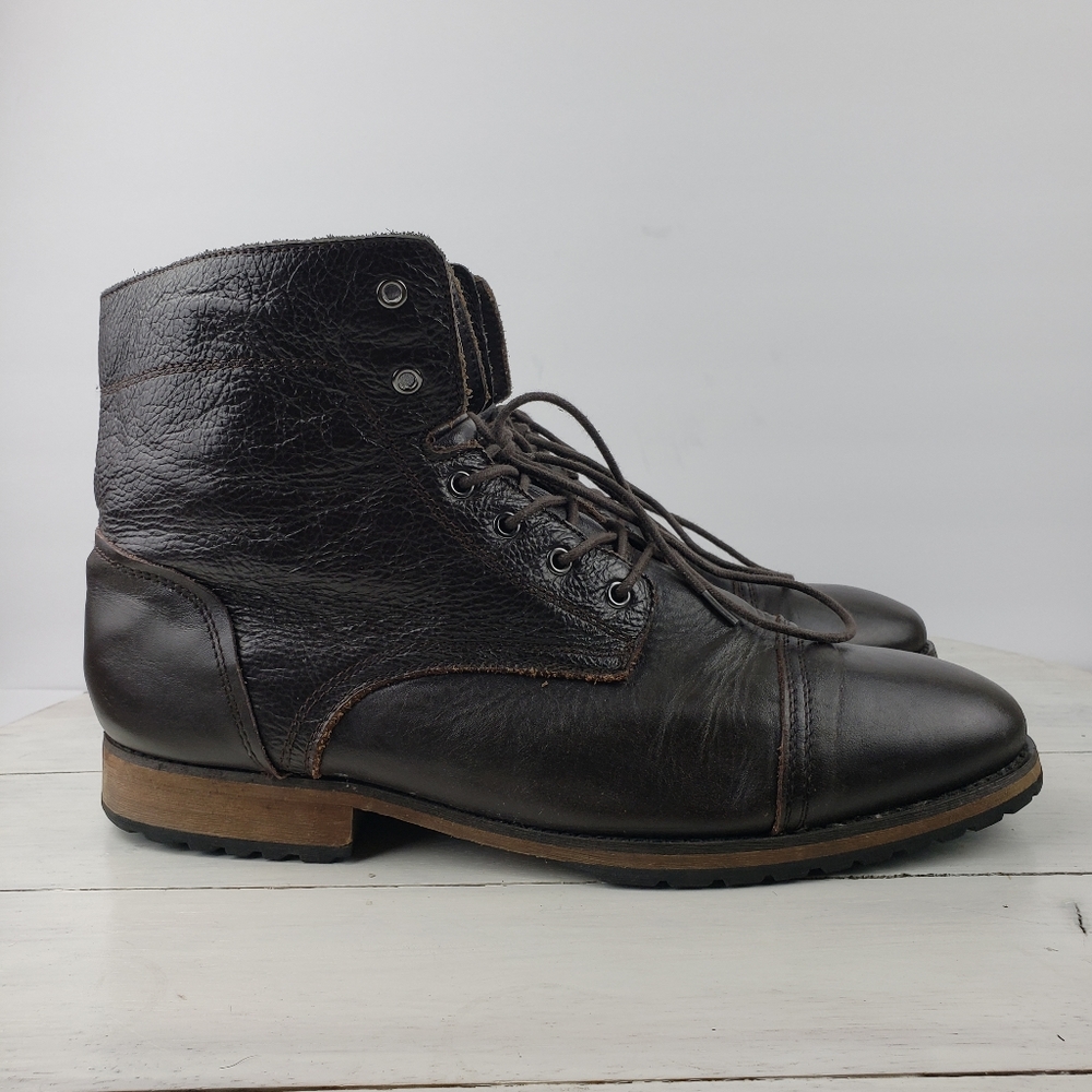 491gap Andrew Marc New York lace up chukka leather boots 12